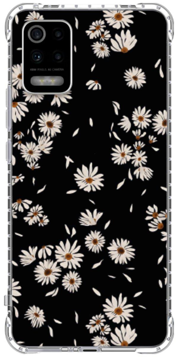 Capinha para Celular Margaridas Black