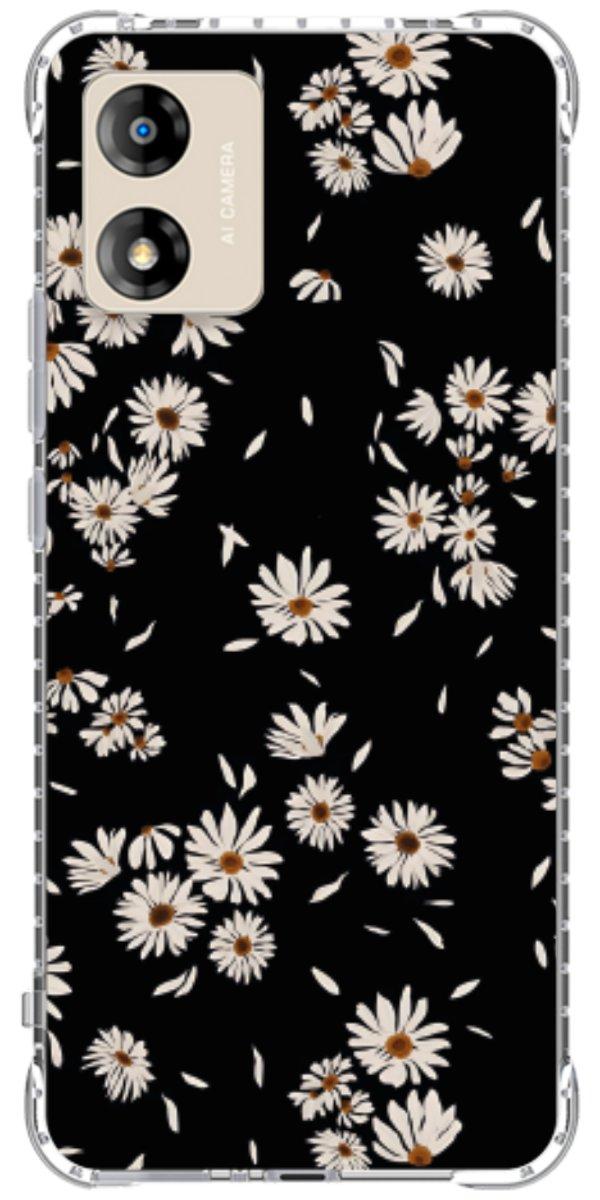 Capinha para Celular Margaridas Black
