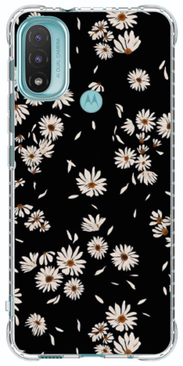 Capinha para Celular Margaridas Black