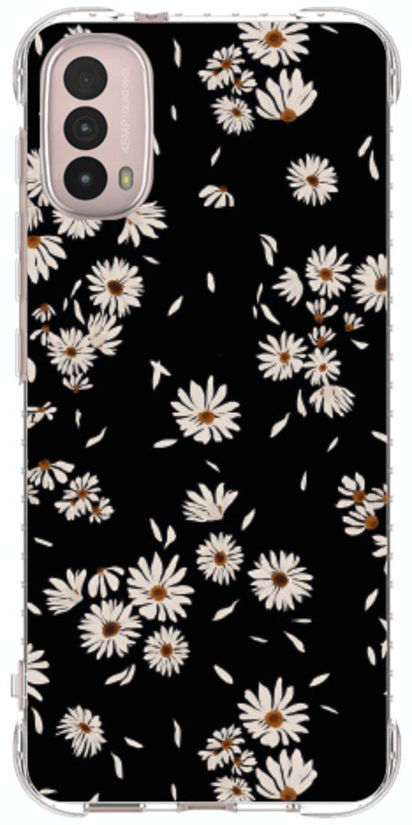 Capinha para Celular Margaridas Black