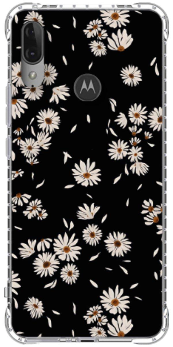 Capinha para Celular Margaridas Black