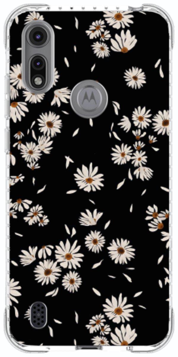Capinha para Celular Margaridas Black