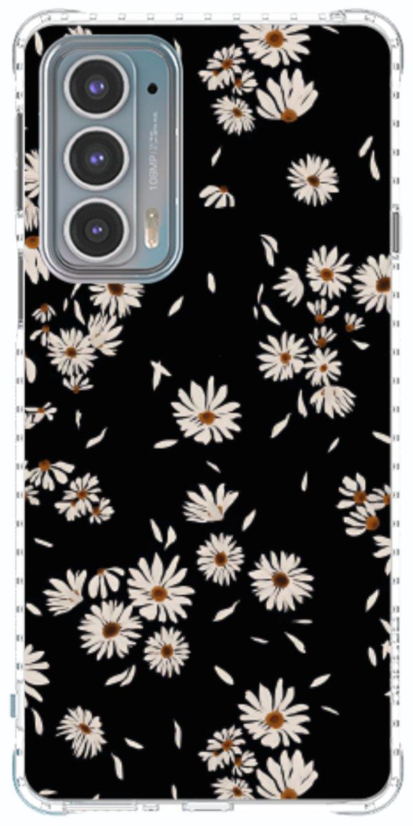 Capinha para Celular Margaridas Black