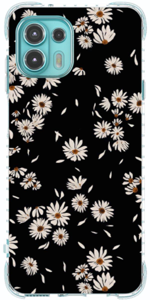 Capinha para Celular Margaridas Black