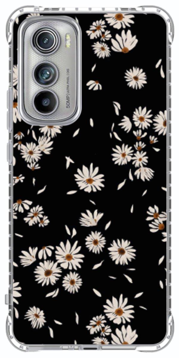 Capinha para Celular Margaridas Black
