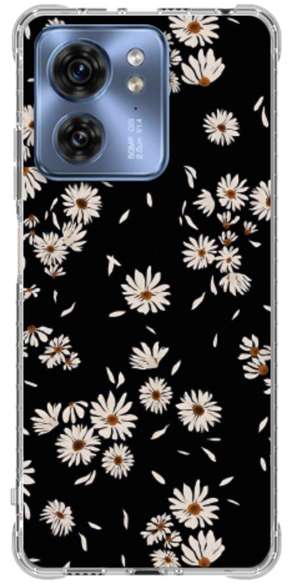 Capinha para Celular Margaridas Black
