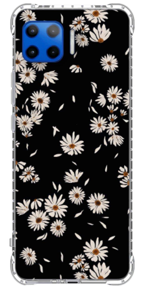 Capinha para Celular Margaridas Black