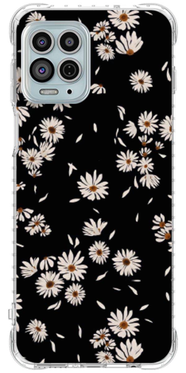 Capinha para Celular Margaridas Black