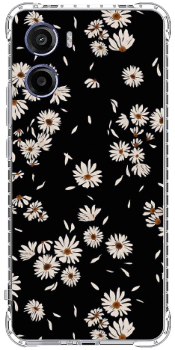 Capinha para Celular Margaridas Black