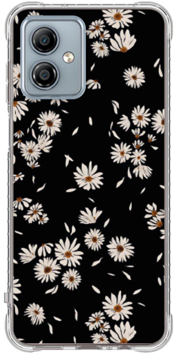 Capinha para Celular Margaridas Black