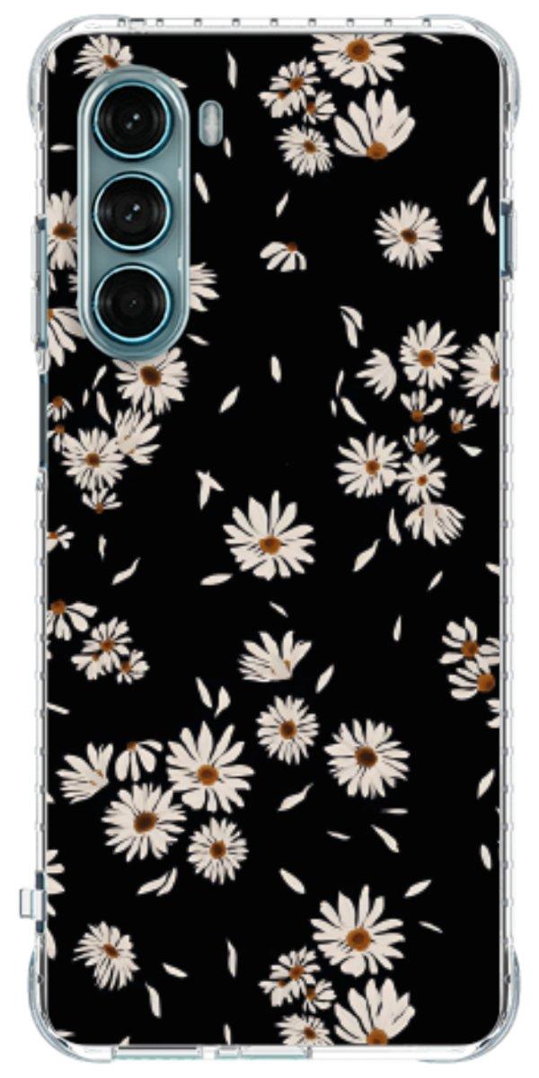 Capinha para Celular Margaridas Black