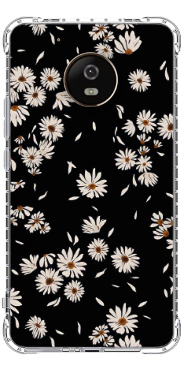 Capinha para Celular Margaridas Black