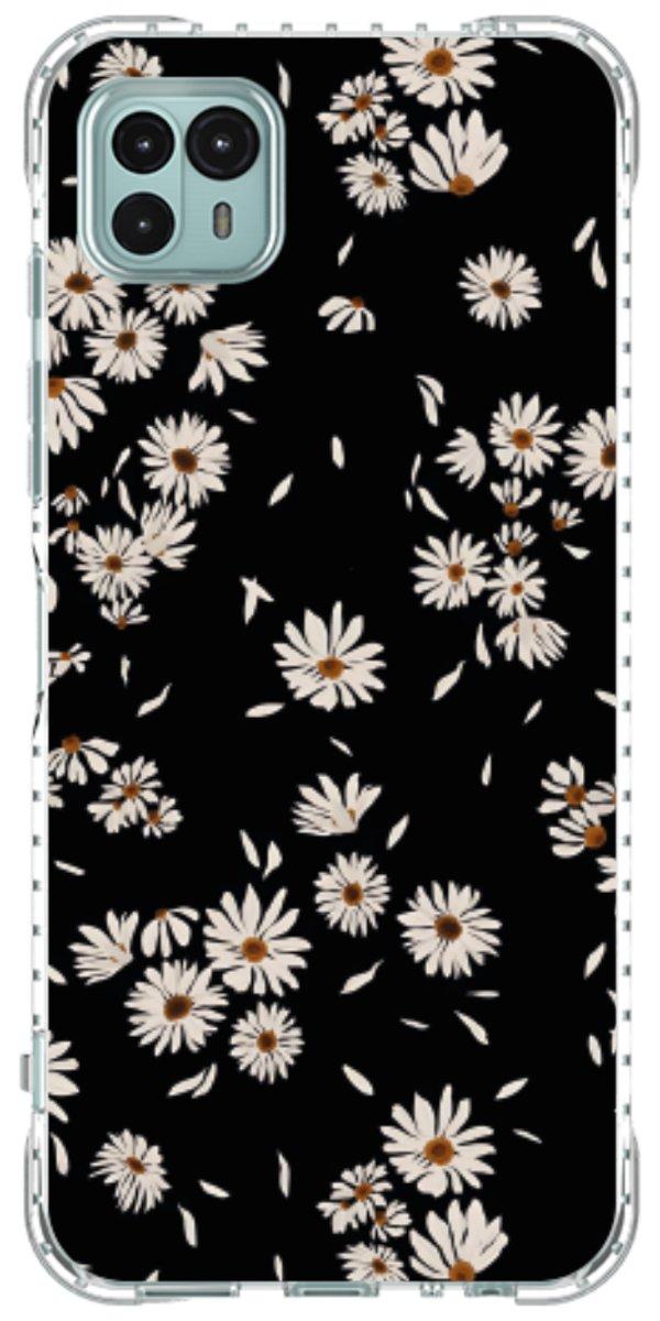 Capinha para Celular Margaridas Black
