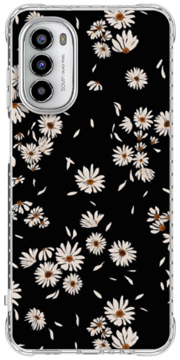 Capinha para Celular Margaridas Black