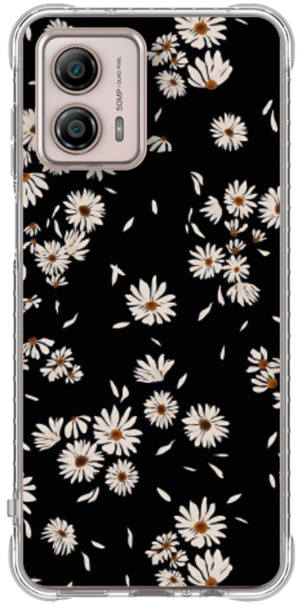Capinha para Celular Margaridas Black