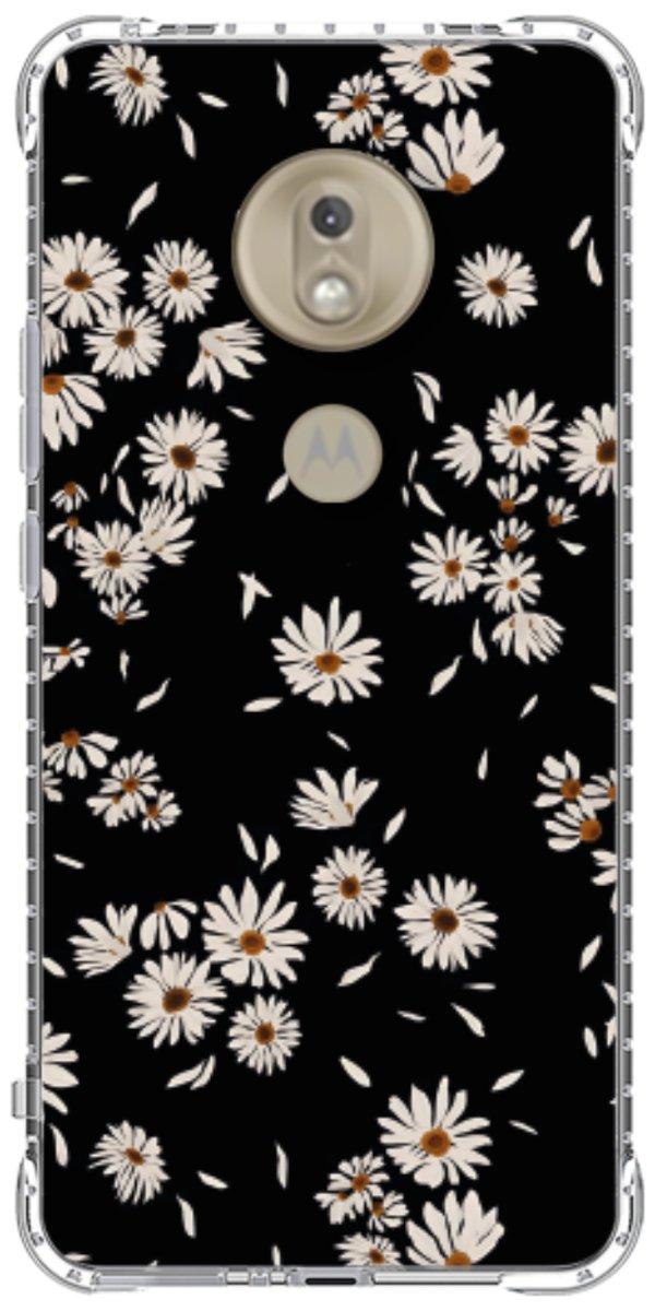 Capinha para Celular Margaridas Black