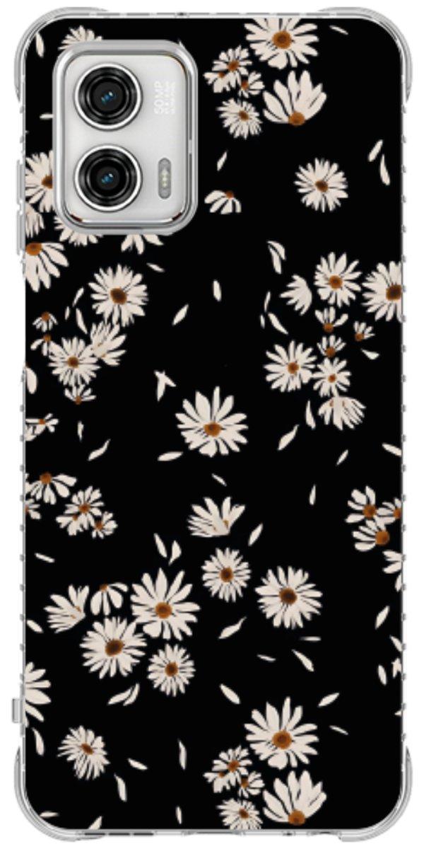 Capinha para Celular Margaridas Black