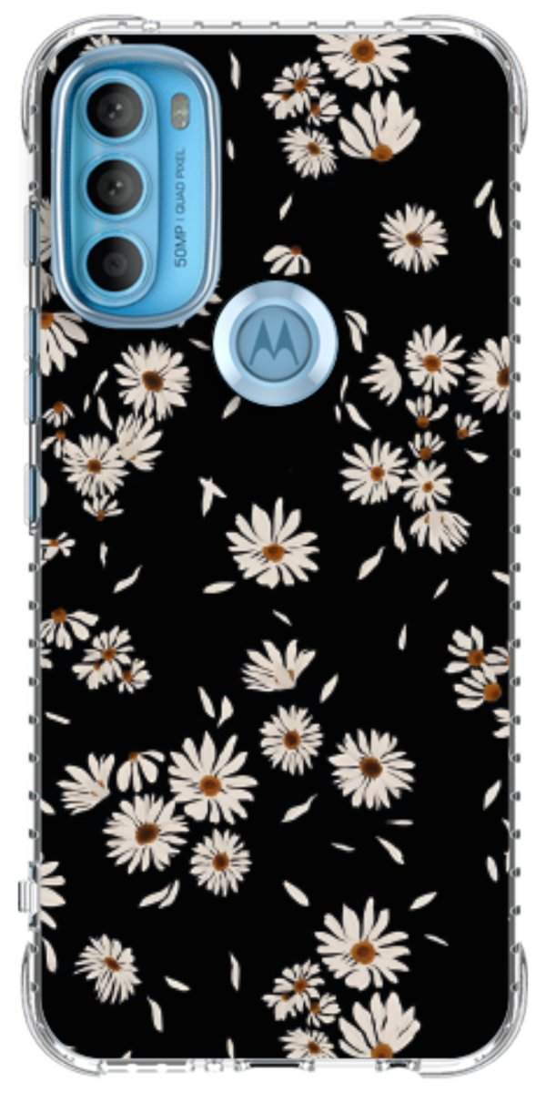 Capinha para Celular Margaridas Black
