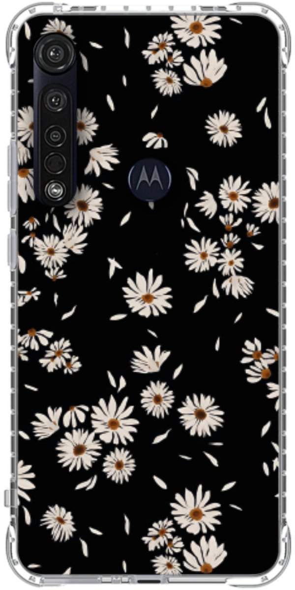 Capinha para Celular Margaridas Black