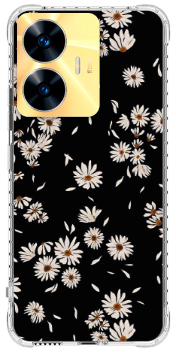 Capinha para Celular Margaridas Black