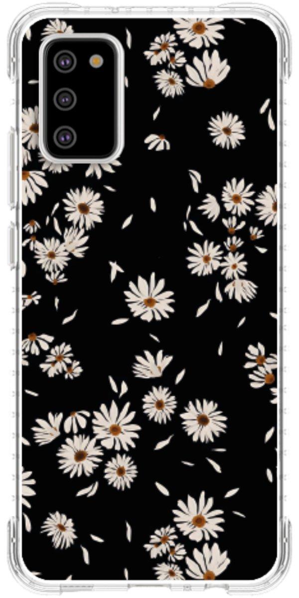 Capinha para Celular Margaridas Black