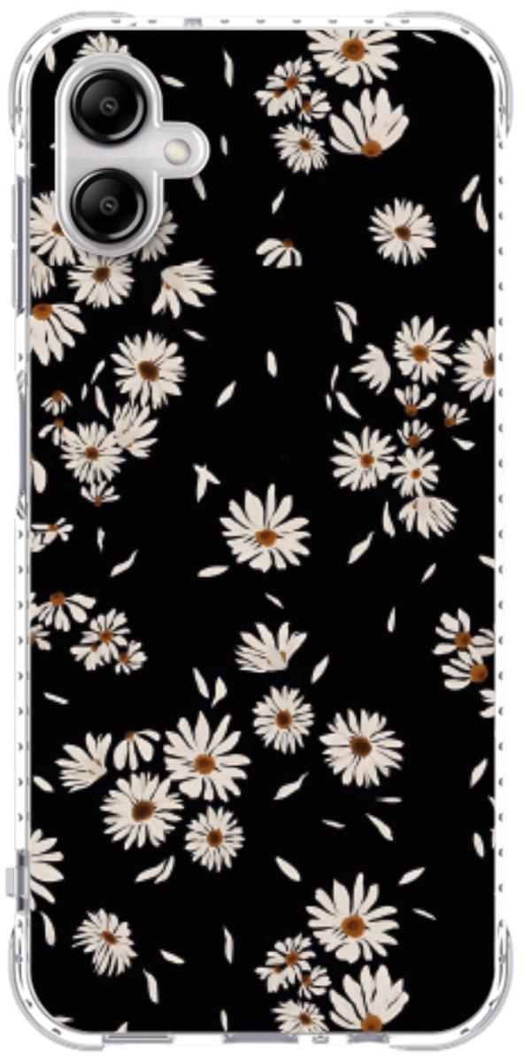 Capinha para Celular Margaridas Black