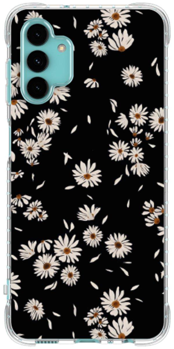 Capinha para Celular Margaridas Black