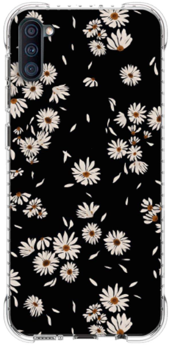 Capinha para Celular Margaridas Black