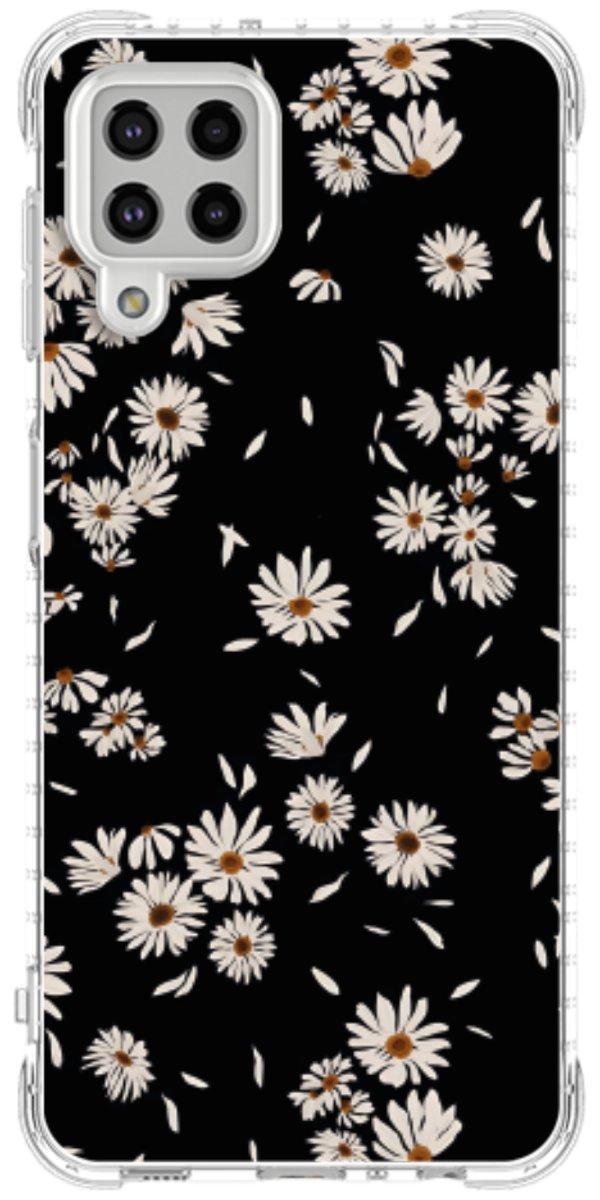 Capinha para Celular Margaridas Black
