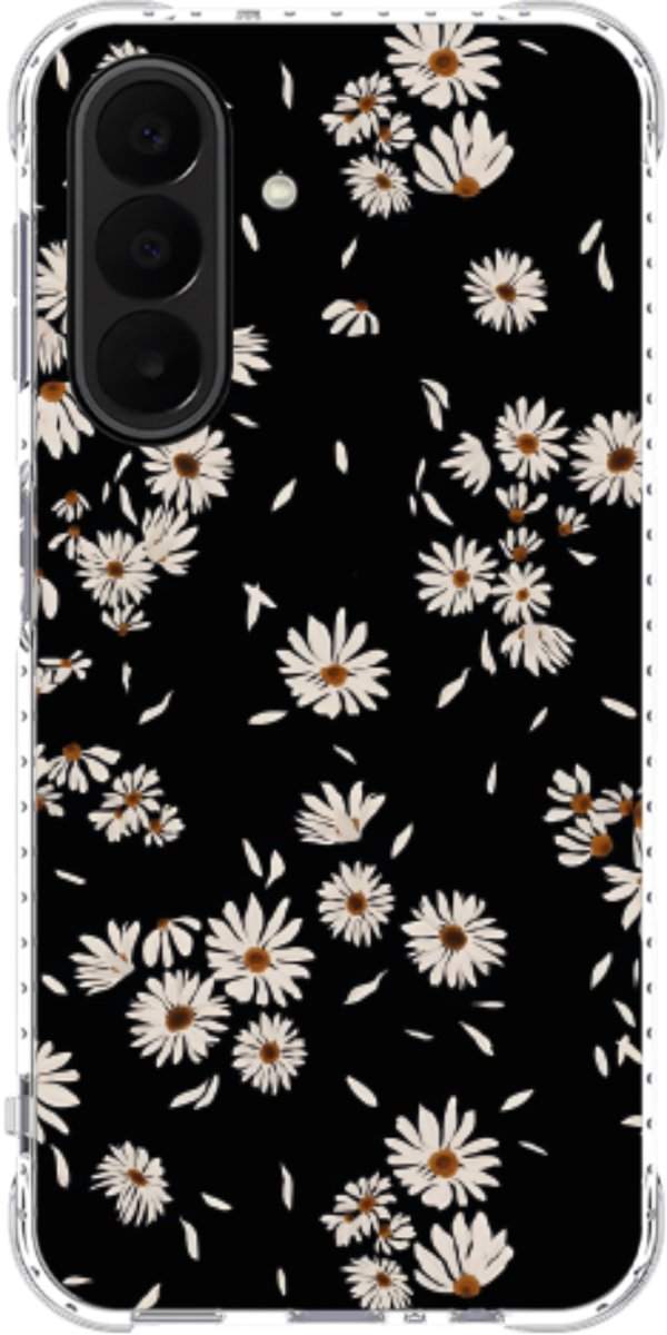 Capinha para Celular Margaridas Black