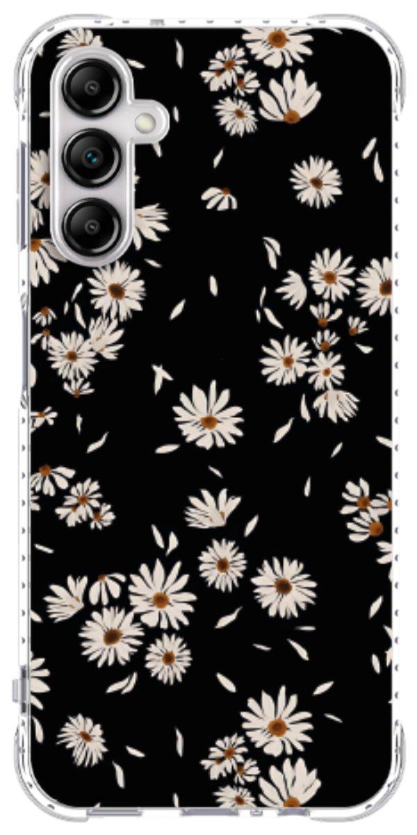 Capinha para Celular Margaridas Black