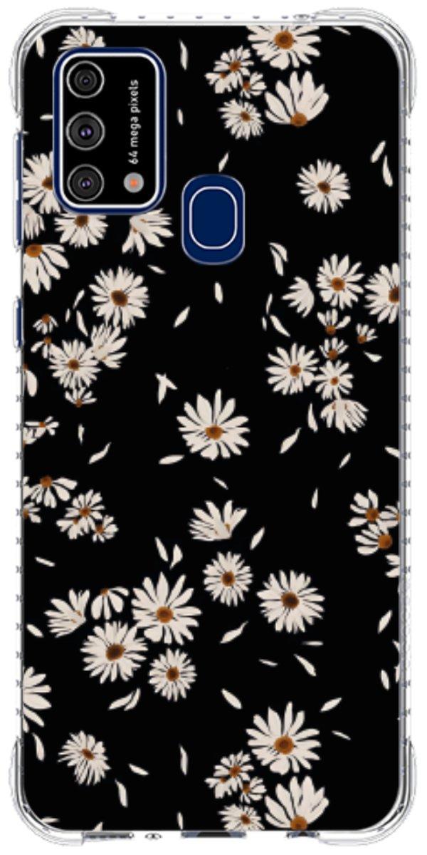 Capinha para Celular Margaridas Black