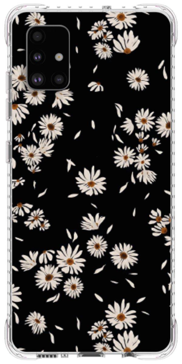 Capinha para Celular Margaridas Black