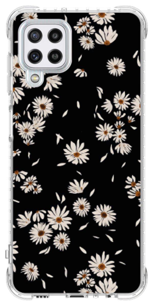 Capinha para Celular Margaridas Black