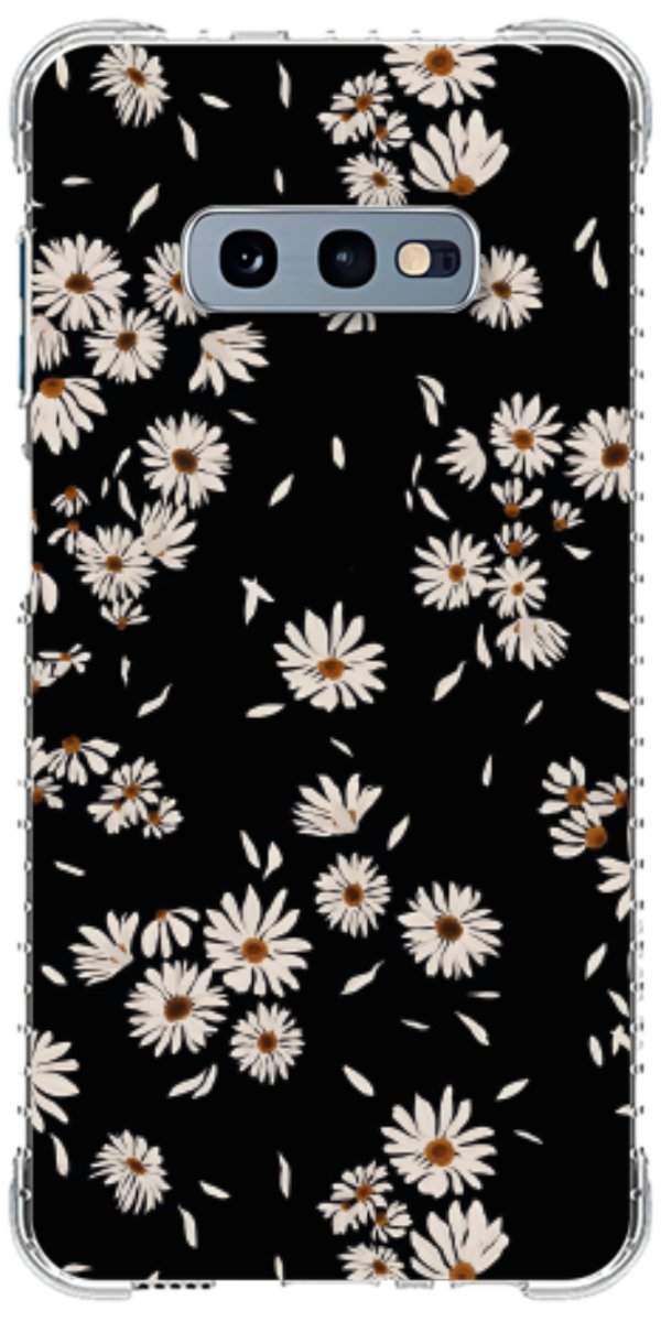 Capinha para Celular Margaridas Black