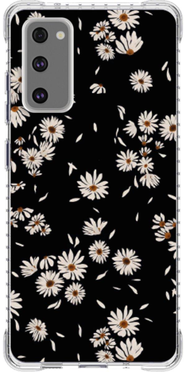 Capinha para Celular Margaridas Black