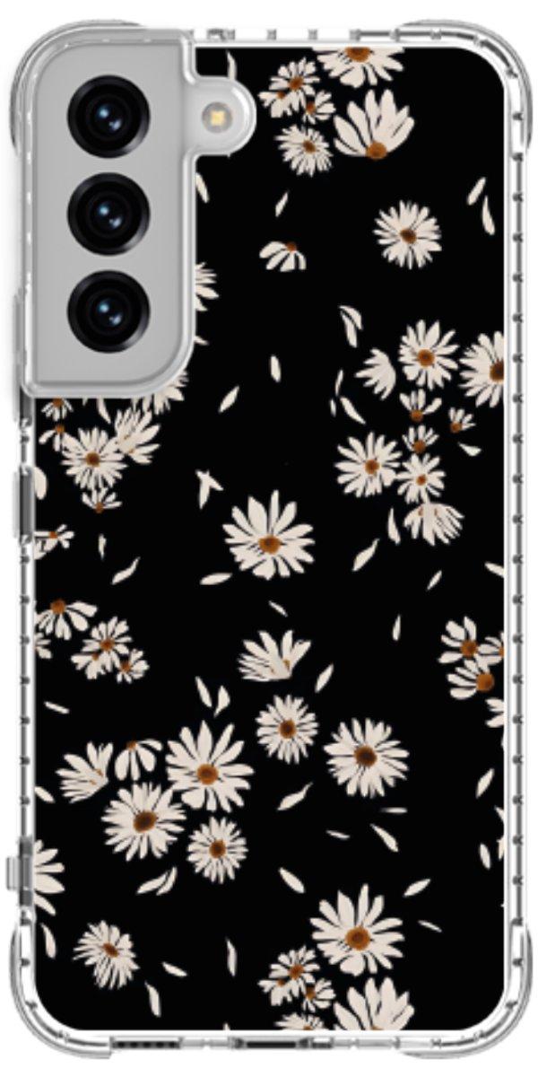 Capinha para Celular Margaridas Black