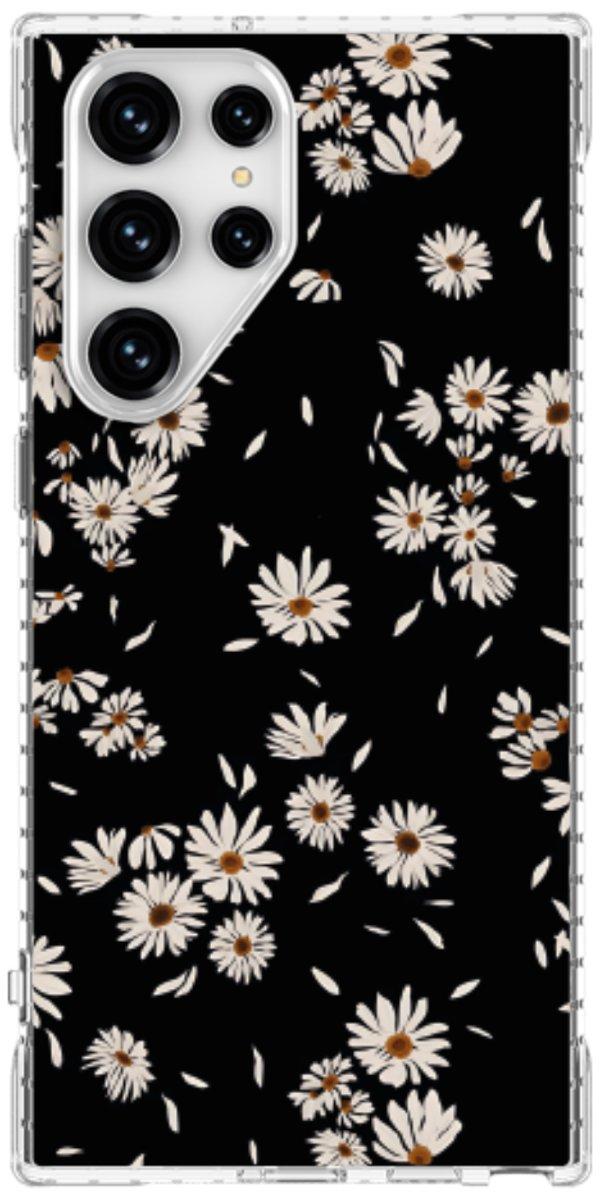 Capinha para Celular Margaridas Black