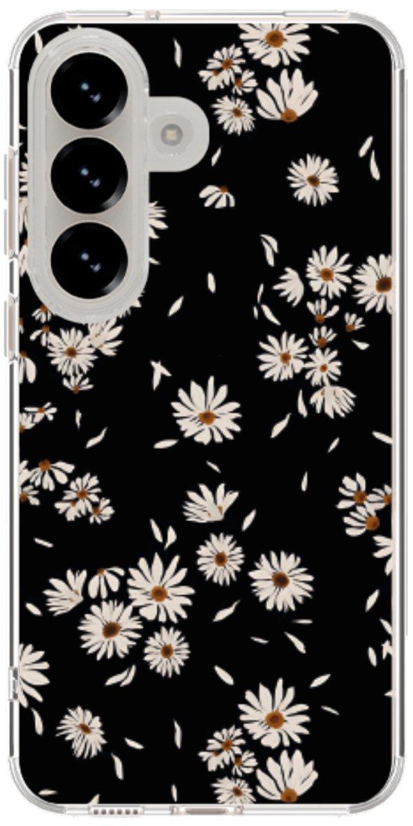 Capinha para Celular Margaridas Black