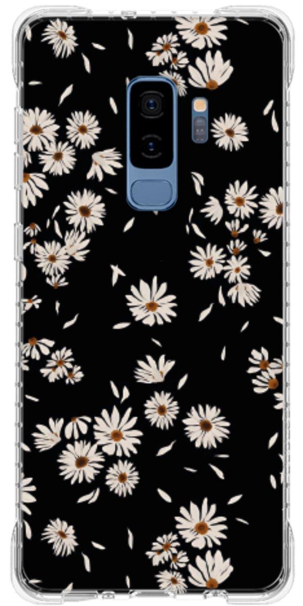 Capinha para Celular Margaridas Black