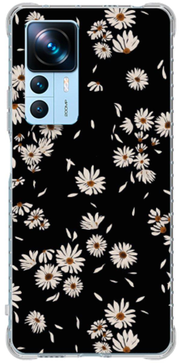Capinha para Celular Margaridas Black