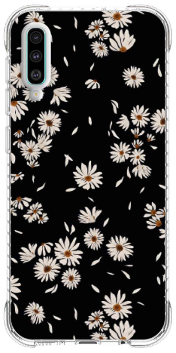 Capinha para Celular Margaridas Black