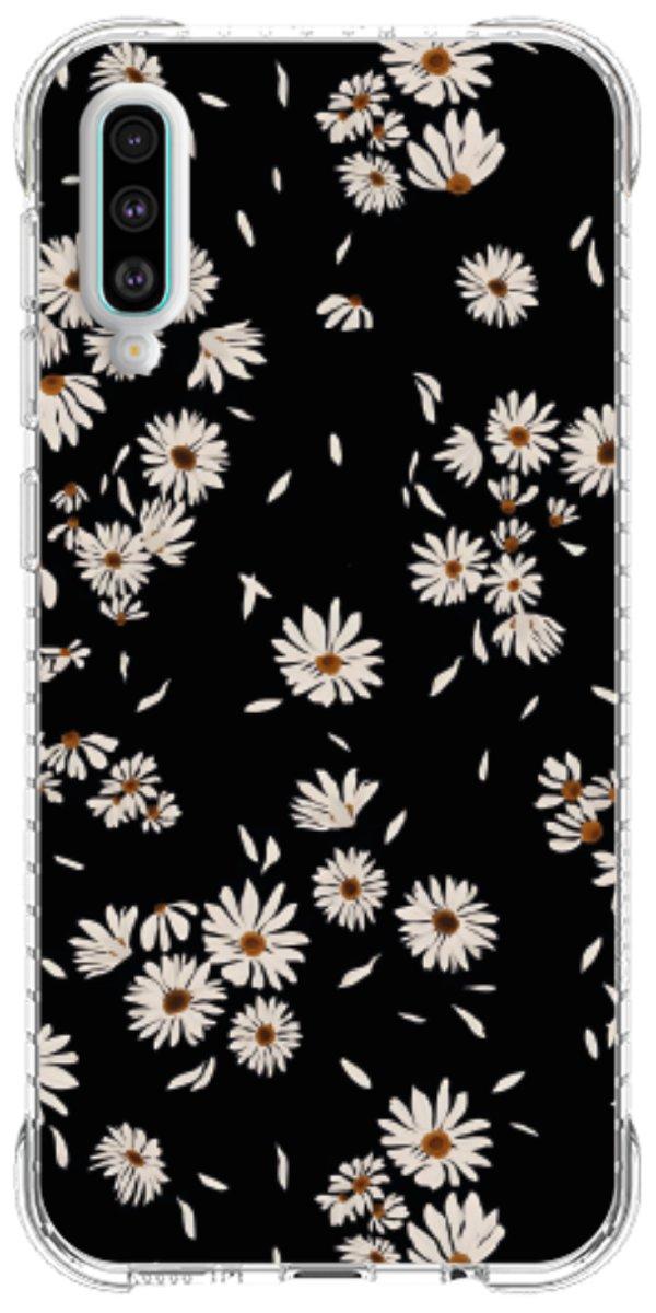 Capinha para Celular Margaridas Black