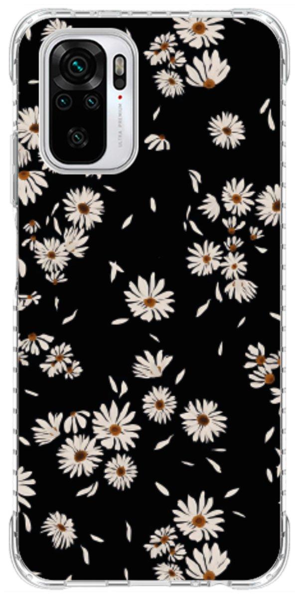 Capinha para Celular Margaridas Black