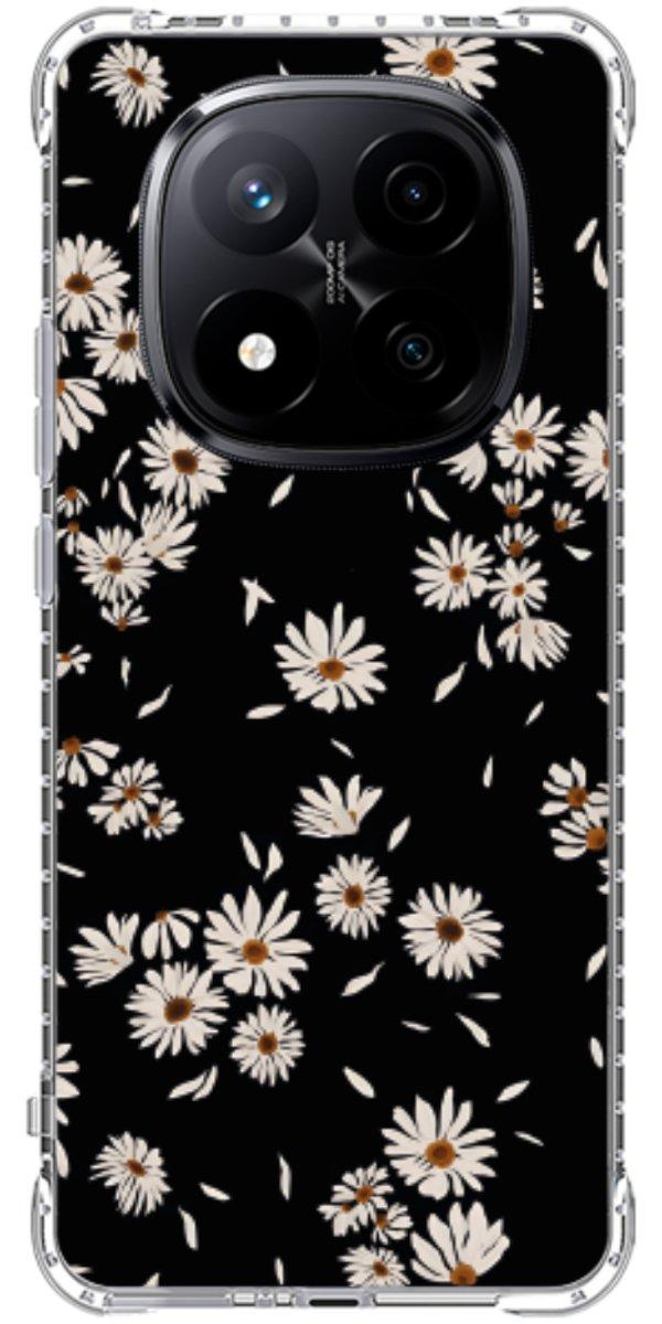 Capinha para Celular Margaridas Black