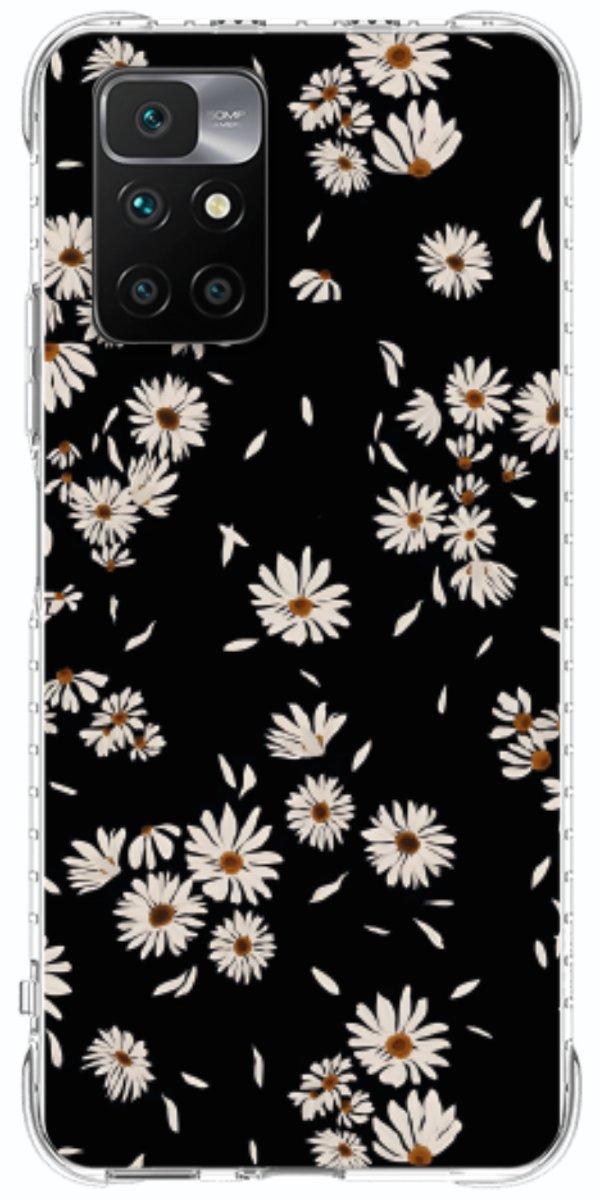 Capinha para Celular Margaridas Black