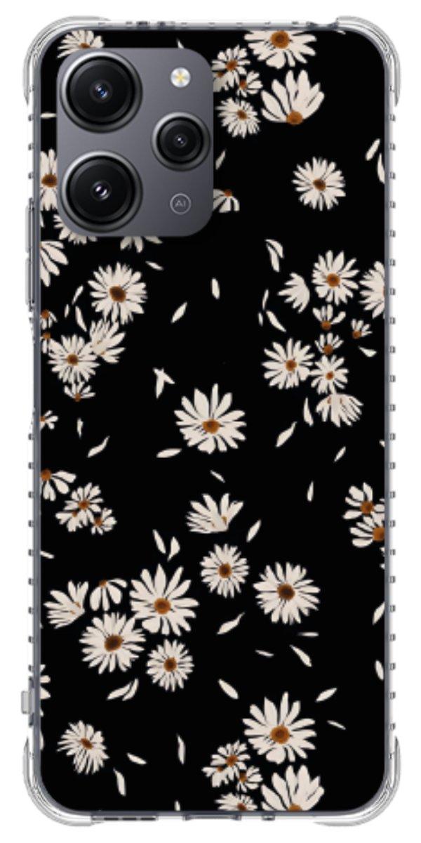 Capinha para Celular Margaridas Black