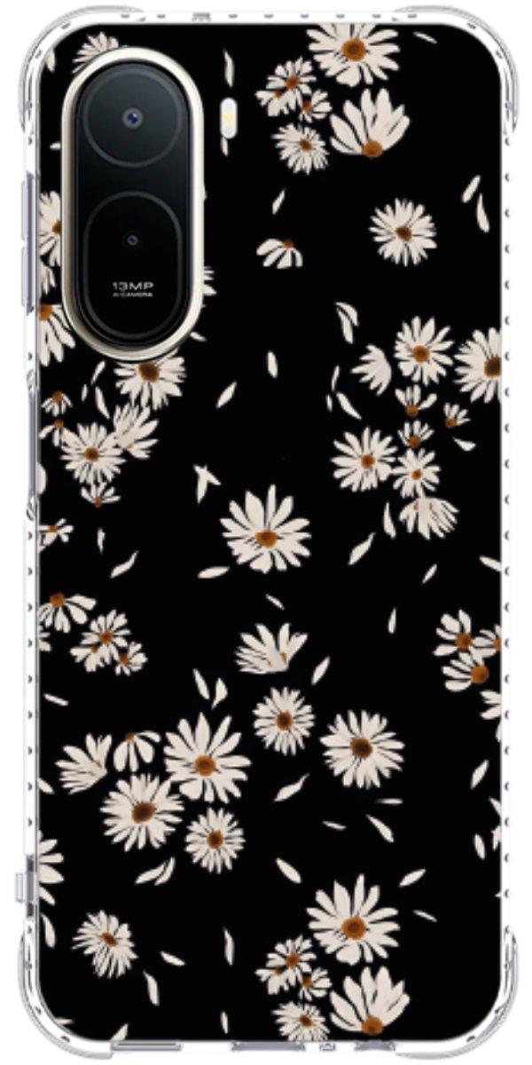 Capinha para Celular Margaridas Black