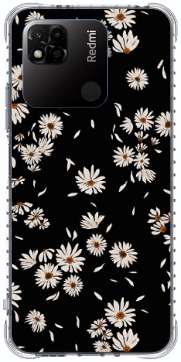 Capinha para Celular Margaridas Black
