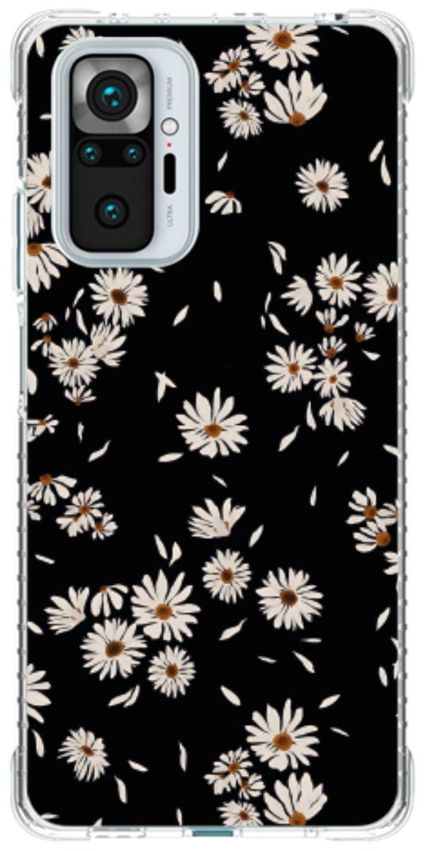 Capinha para Celular Margaridas Black